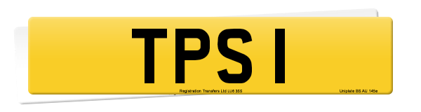 Registration number TPS 1
